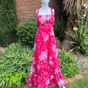 1960s Lorrie Deb garden party dress